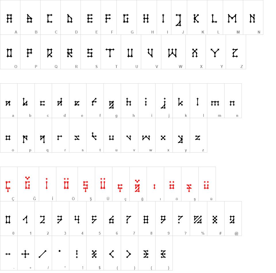 Gotika Apvalus font